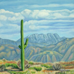 Saguaro Blues(24" x 24")Available, Contact Artist
