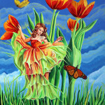Astarte's Eternal Spring(Inspired by Jean_Louis Sabaji)(24" x 30")Available, Contact Artist