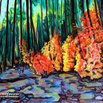 Forest Fire (30"x24")Available, Contact Artist