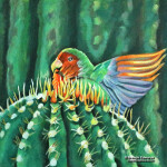 Phoenix Bird(12" x 12")Available, Contact Artist