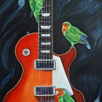 While My Guitar Gently Weeps(30" x 40")Available, Contact Artist