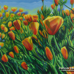 Al's Poppies />(30" x 24")Available, Contact Artist